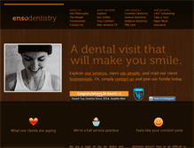 Tablet Screenshot of ensodentistry.com